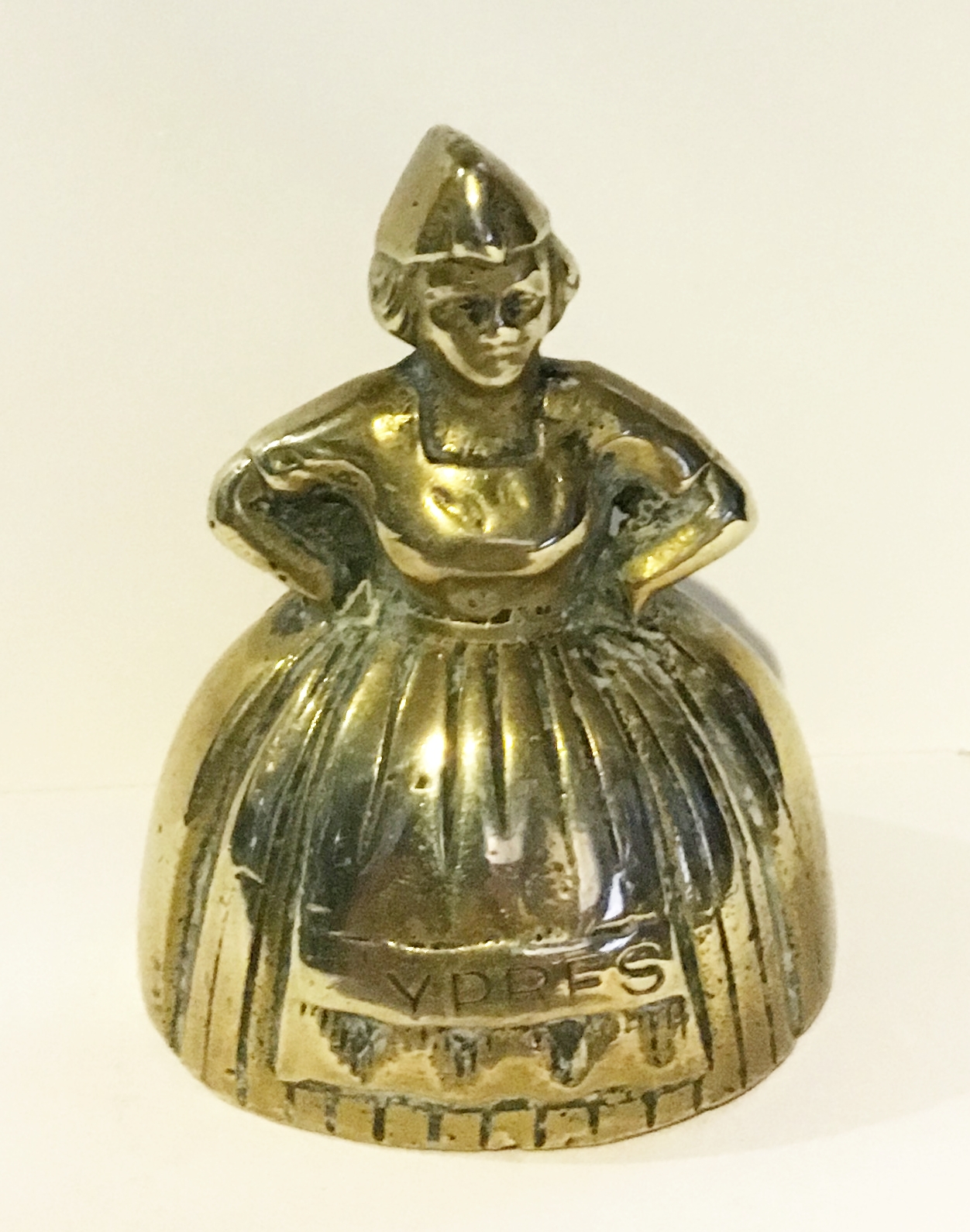 Belgian Crinoline Lady Tiller Pin (image for) Belgian Crinoline Lady Tiller Pin